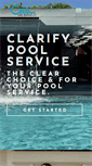 Mobile Screenshot of clarifypoolservice.com